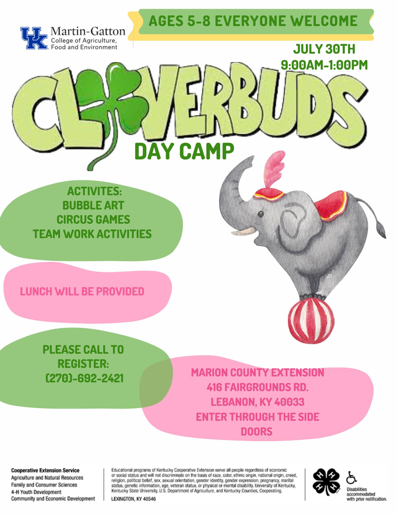 Cloverbuds Circus
